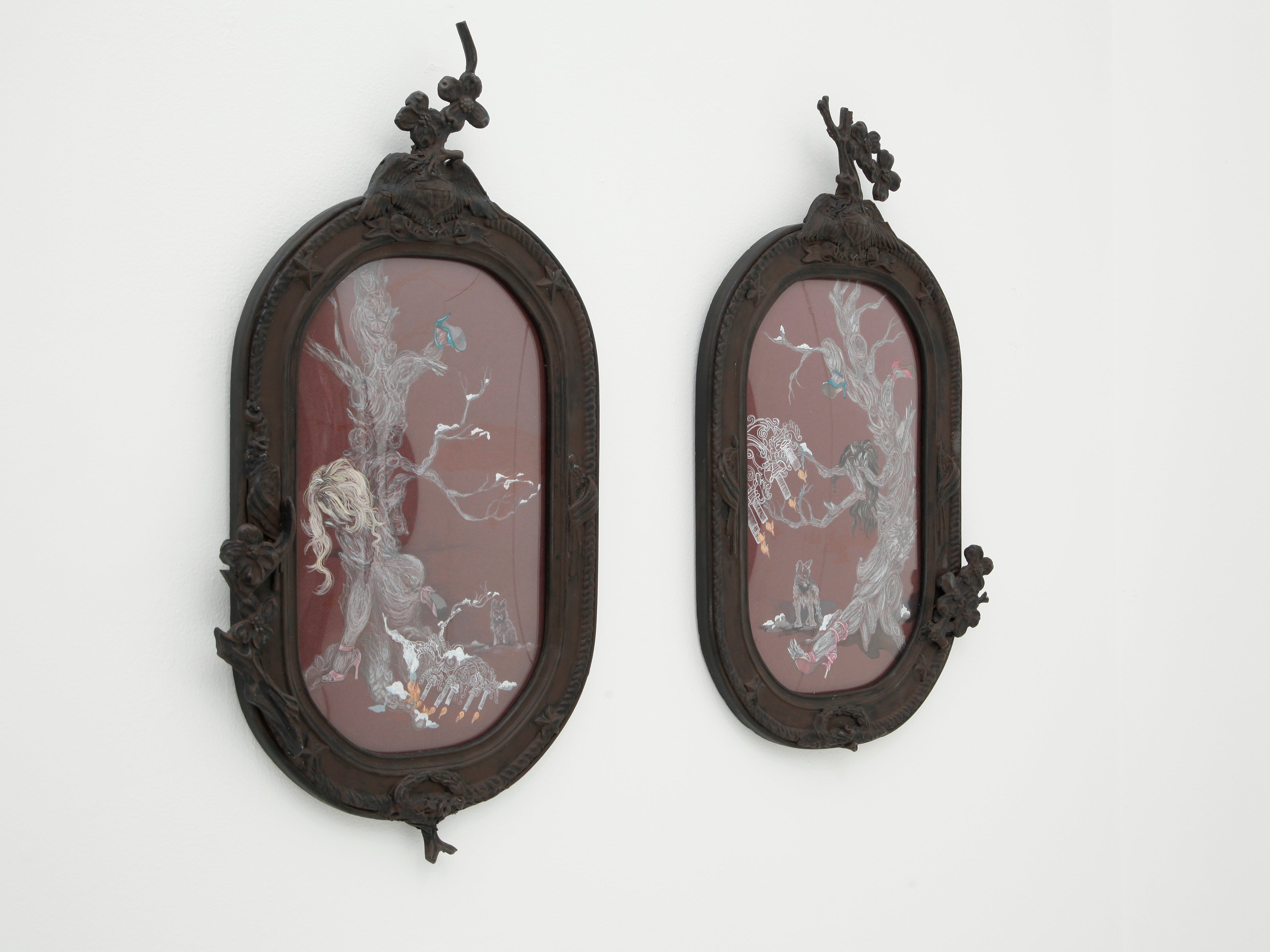 Two Little Girls From Little Rock (diptych)