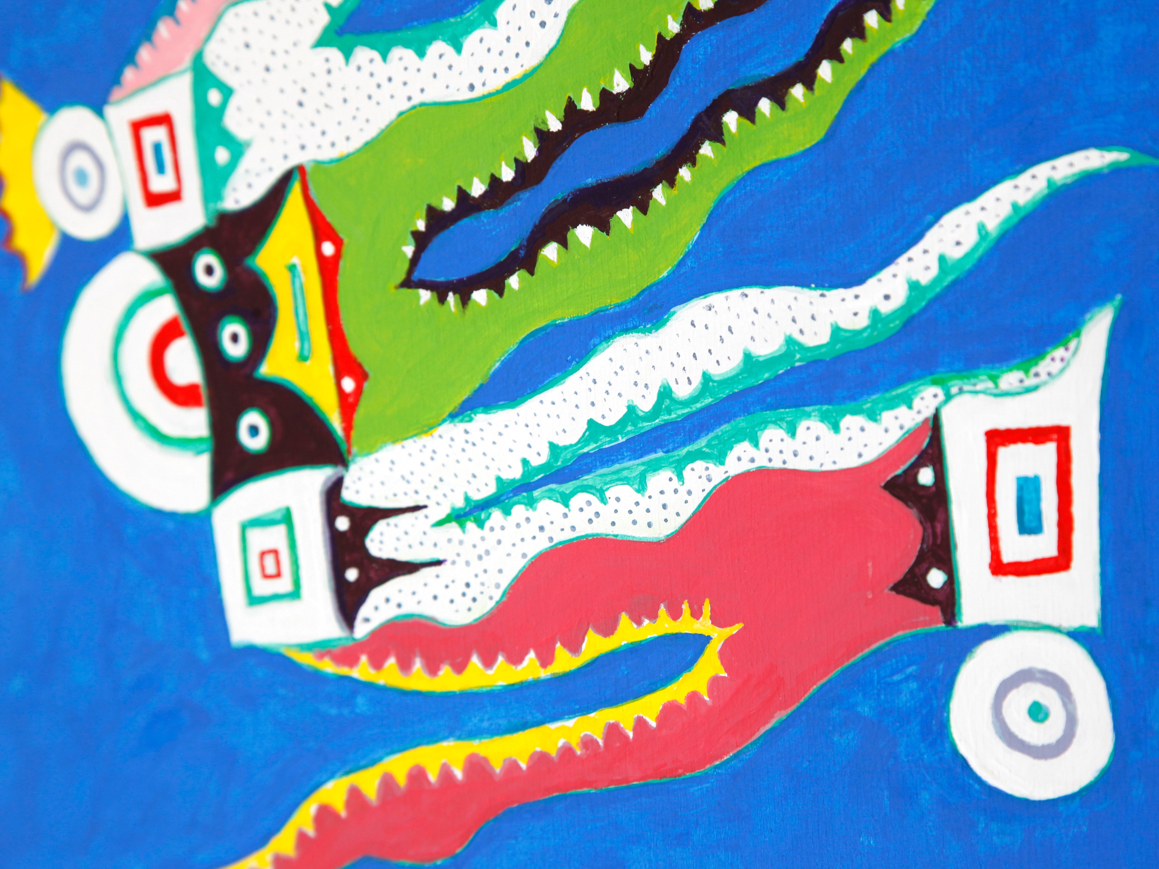 Cryptid Streamers (Dark Blue Version) (Oaxaca Journal 9/6/22)