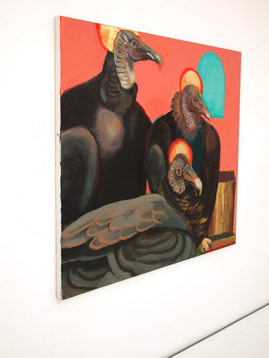 Three Black Vultures and an Urn