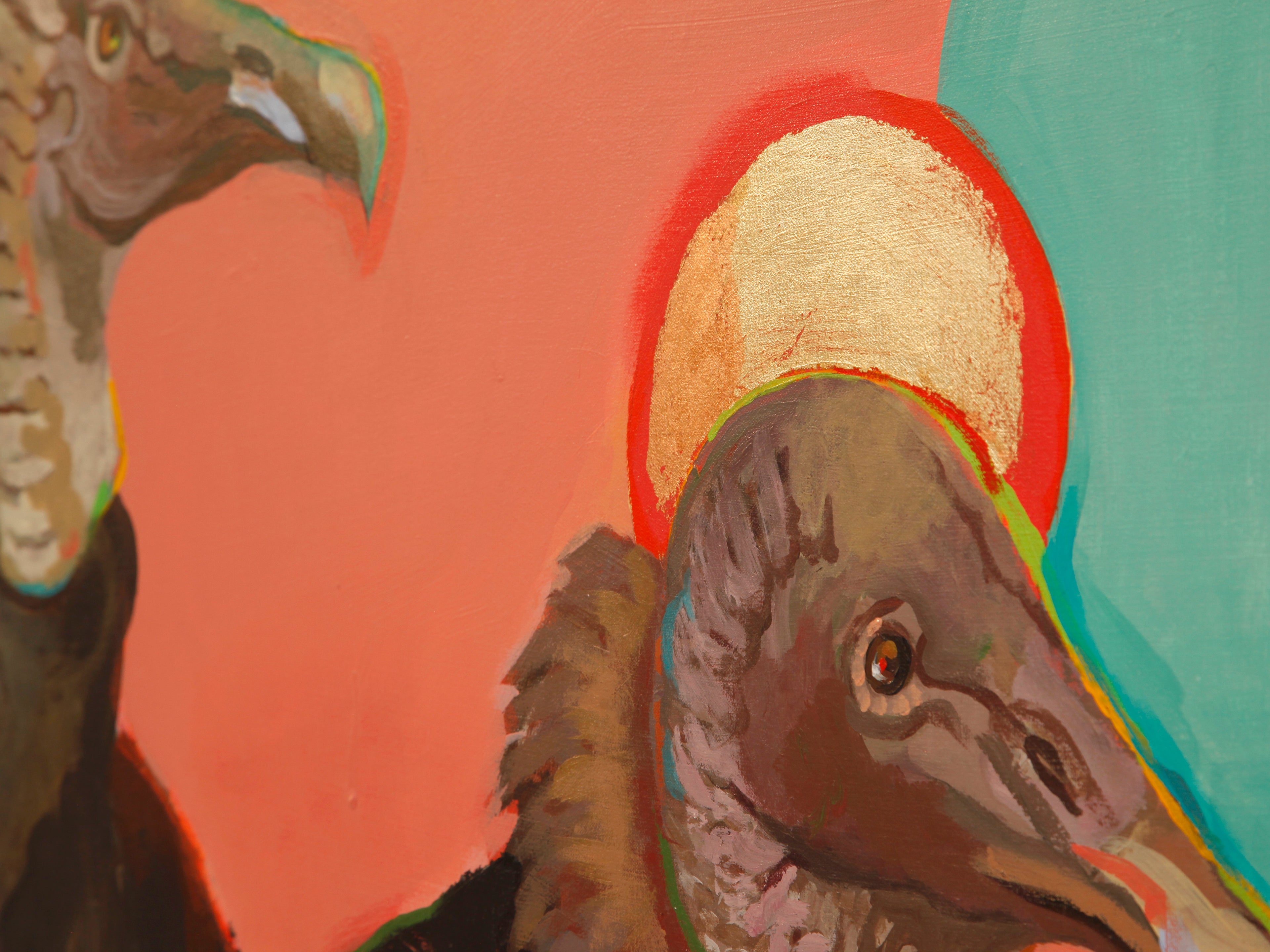 Three Black Vultures and an Urn